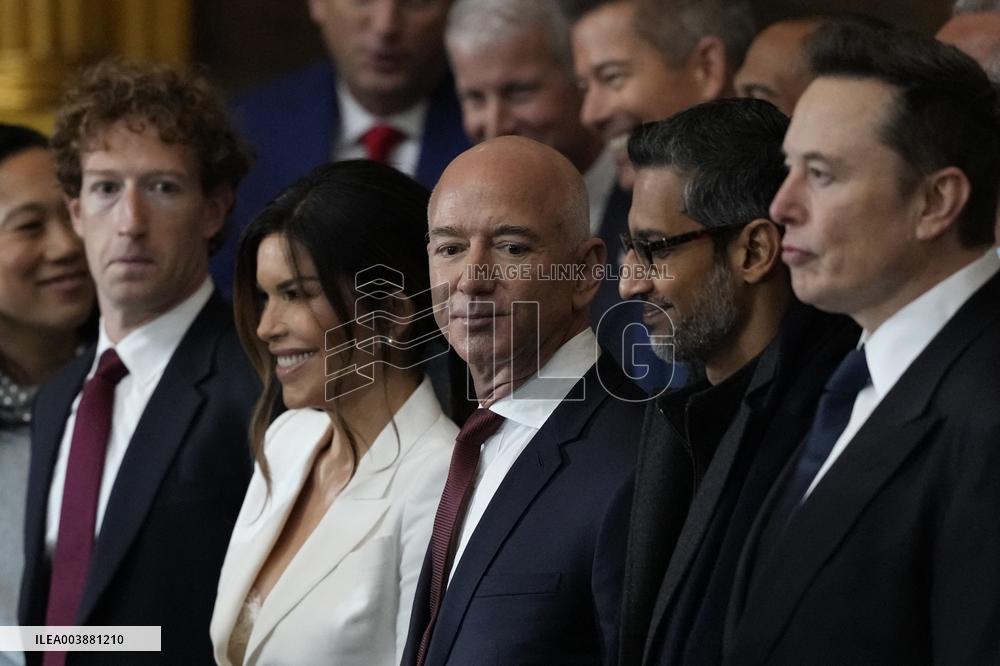 Trump and Vance Swearing-In Ceremony - USA