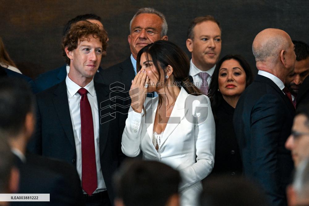 Trump and Vance Swearing-In at the US Capitol