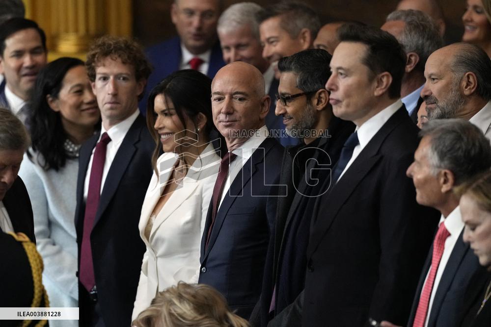 Trump and Vance Swearing-In Ceremony - USA