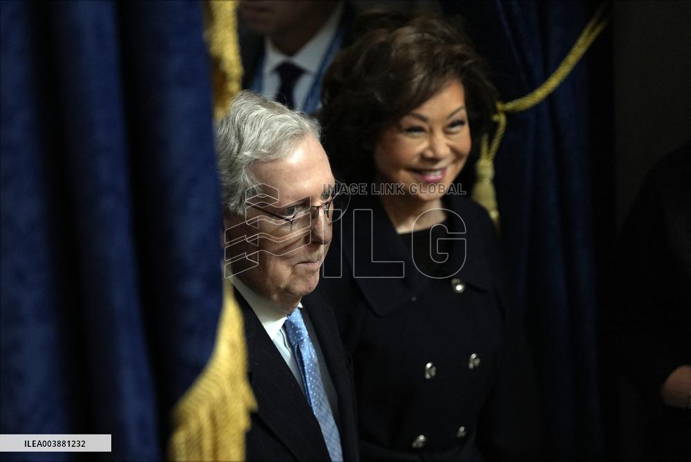 Trump and Vance Swearing-In Ceremony - USA