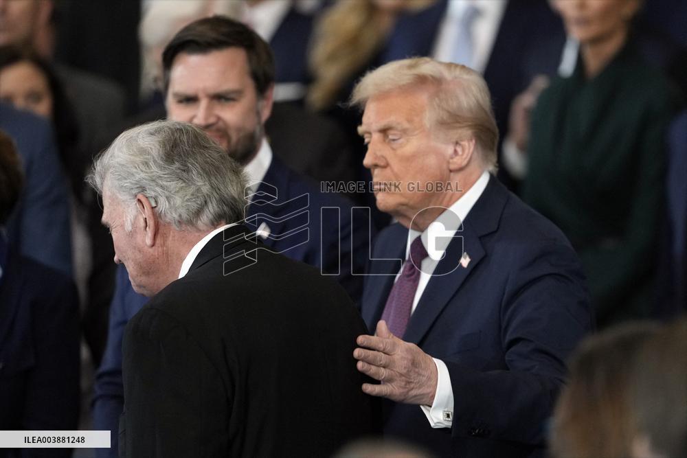 Trump and Vance Swearing-In Ceremony - USA