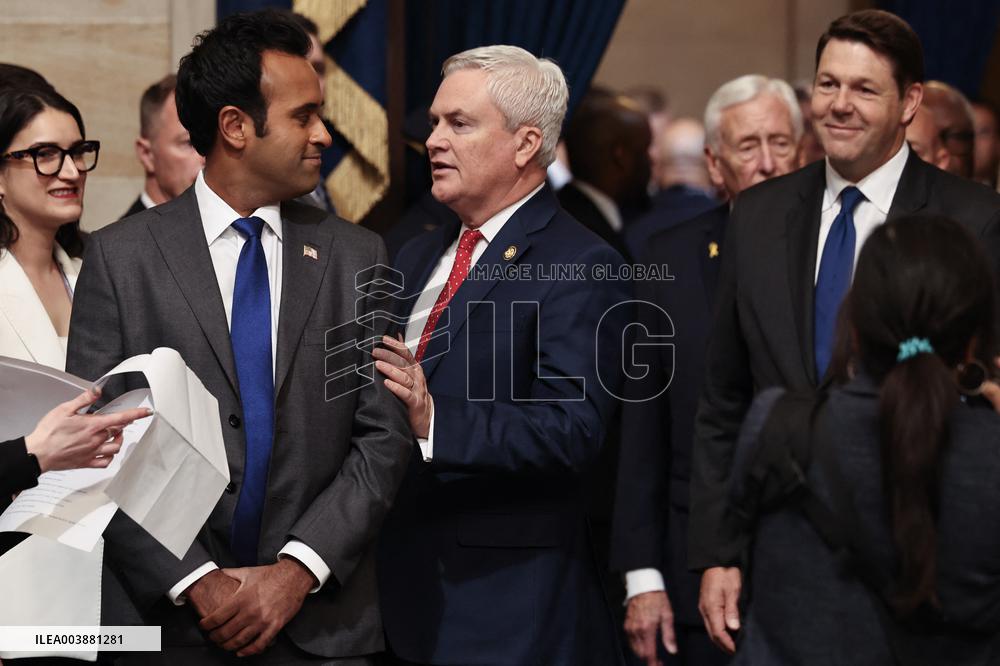 Guest Attending Trump and Vance Swearing-In At Capitol - DC