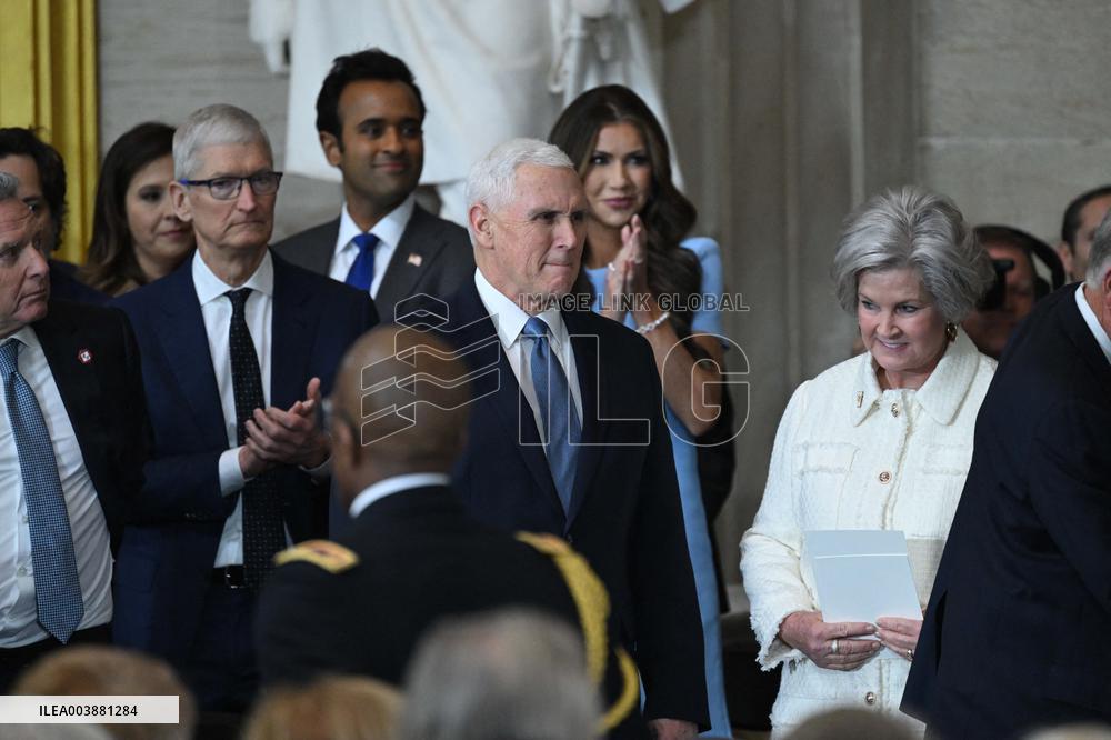 Trump and Vance Swearing-In Ceremony - USA