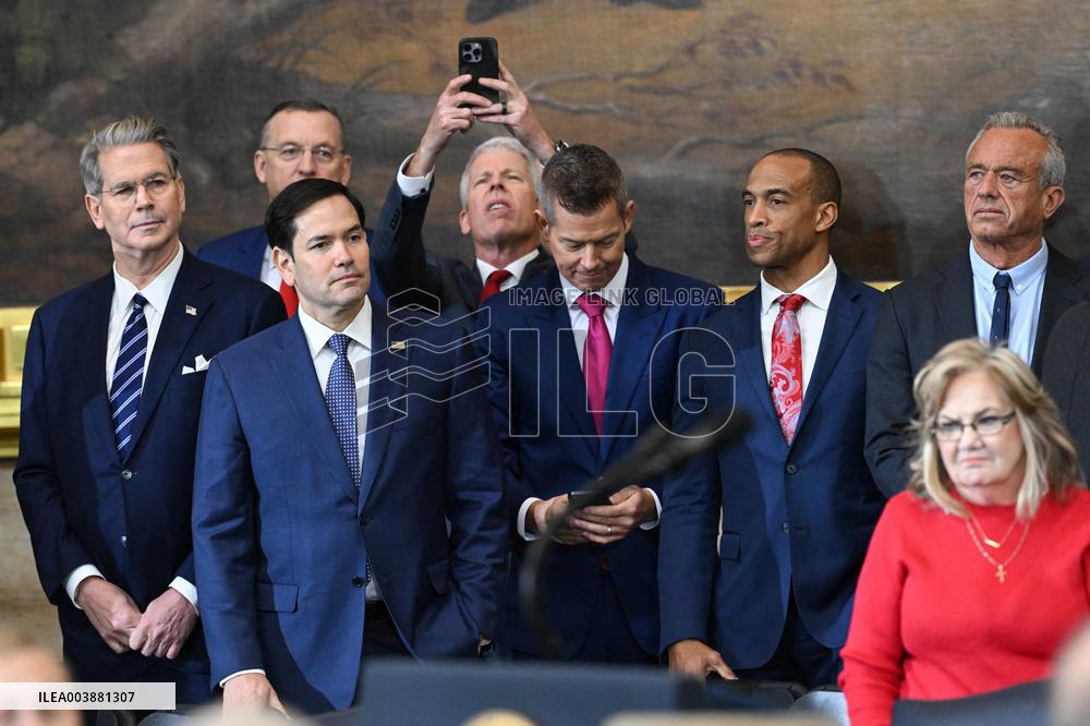 Trump and Vance Swearing-In Ceremony - USA