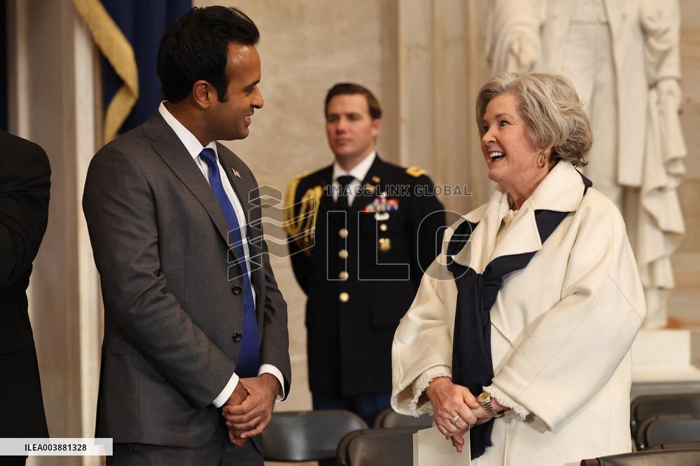 Guest Attending Trump and Vance Swearing-In At Capitol - DC