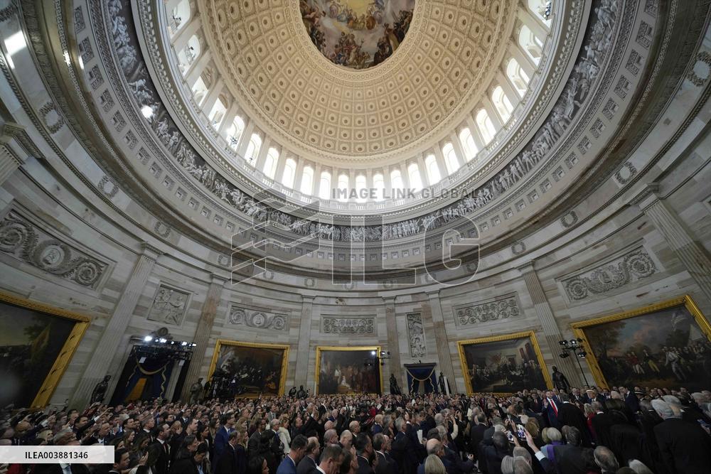 Trump and Vance Swearing-In Ceremony - USA