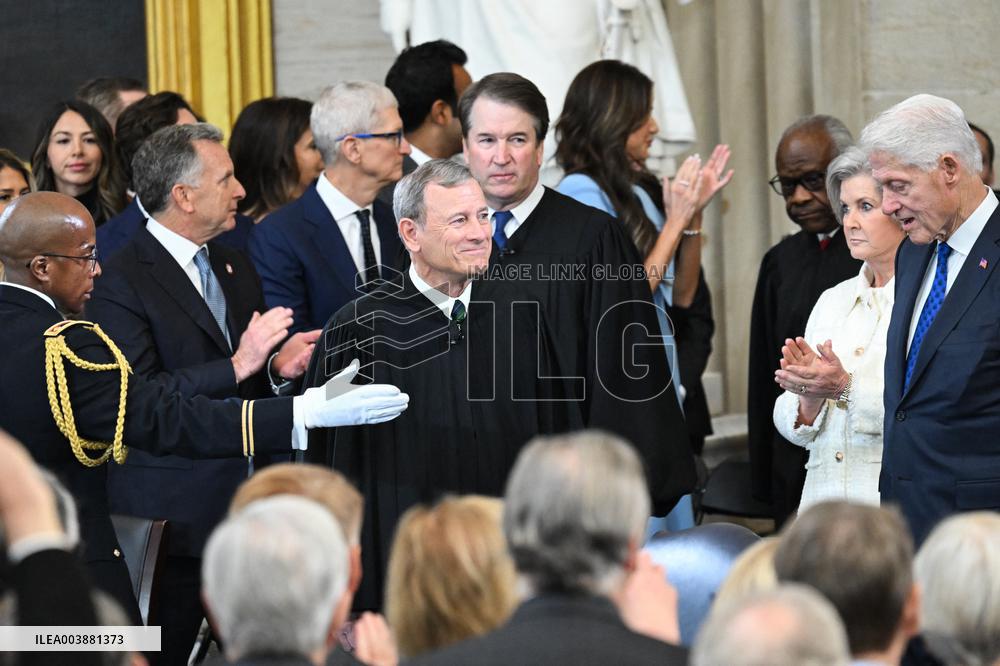 Trump and Vance Swearing-In Ceremony - USA