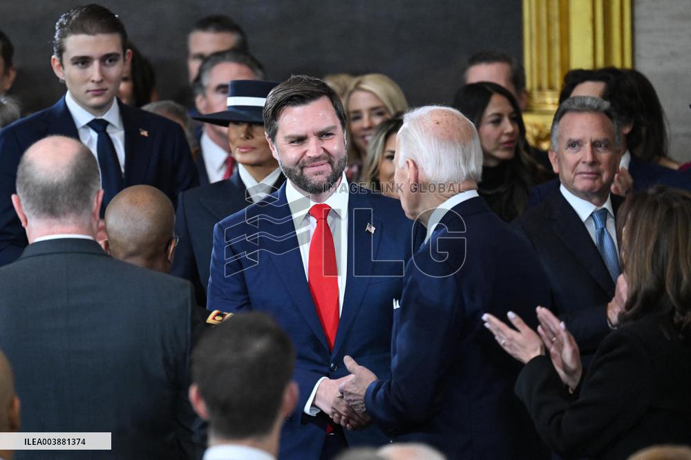 Trump and Vance Swearing-In Ceremony - USA