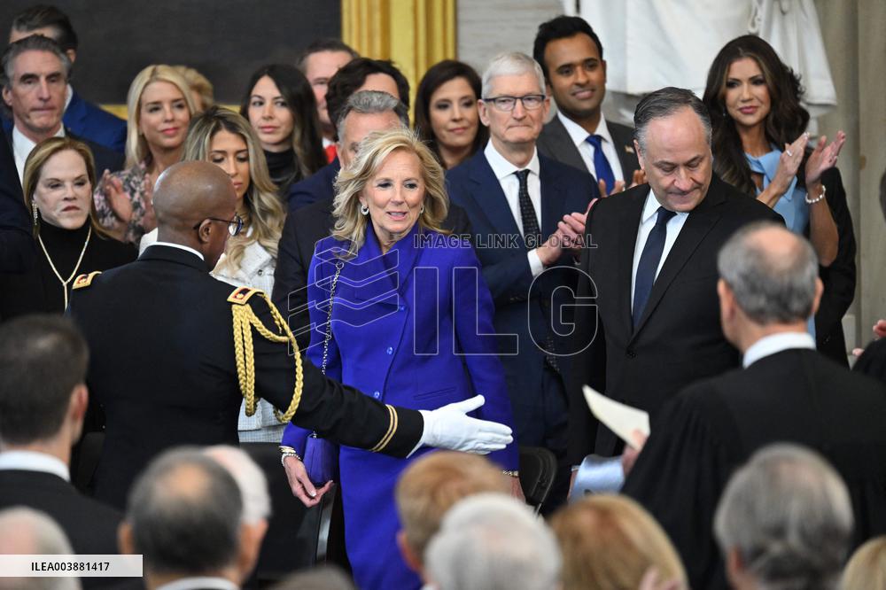 Trump and Vance Swearing-In Ceremony - USA