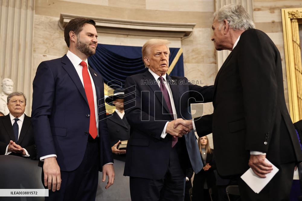 President Donald Trump Speaks After Being Sworn In - USA