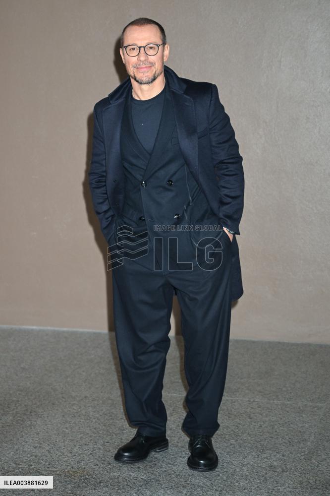 MFW - Giorgio Armani Arrivals - Milan