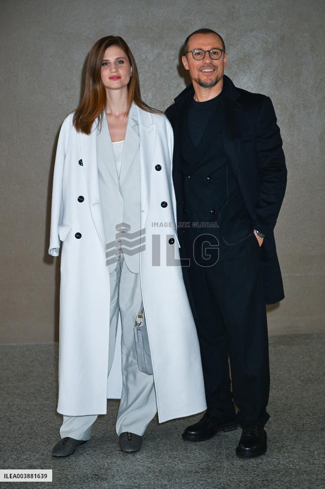 MFW - Giorgio Armani Arrivals - Milan