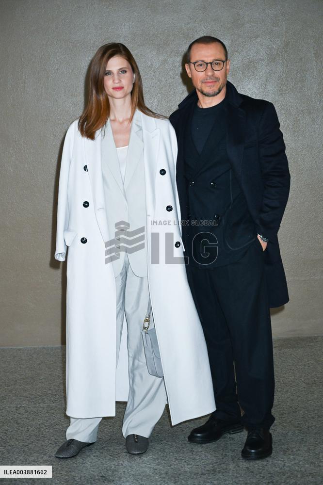 MFW - Giorgio Armani Arrivals - Milan