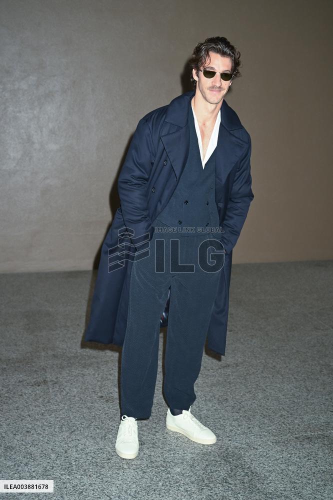 MFW - Giorgio Armani Arrivals - Milan