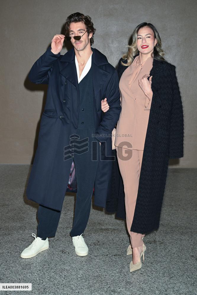 MFW - Giorgio Armani Arrivals - Milan