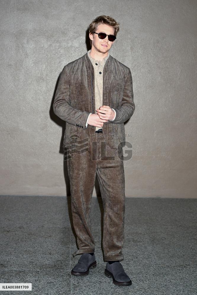 MFW - Giorgio Armani Arrivals - Milan