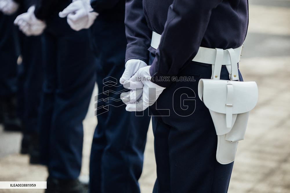 President Macron Presents Wishes To French Armies - France