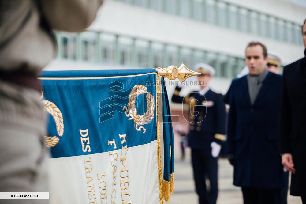 President Macron Presents Wishes To French Armies - France