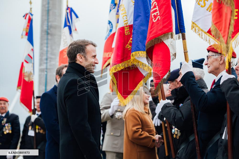 President Macron Presents Wishes To French Armies - France