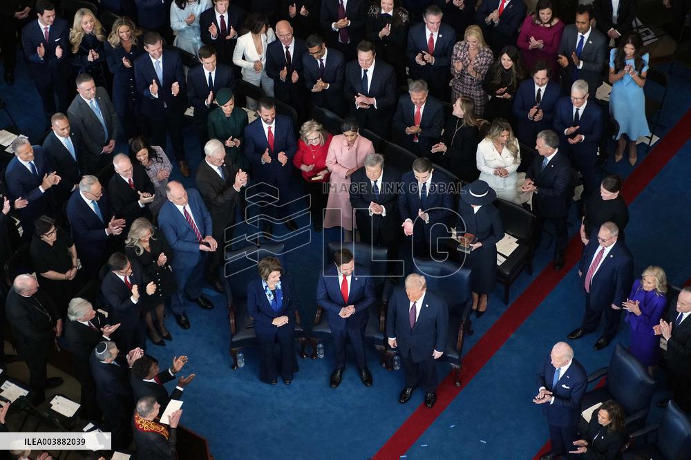 Trump and Vance Swearing-In at the US Capitol - DC