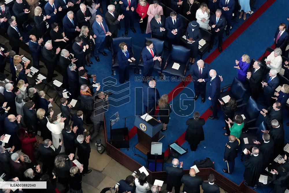 Trump and Vance Swearing-In at the US Capitol - DC