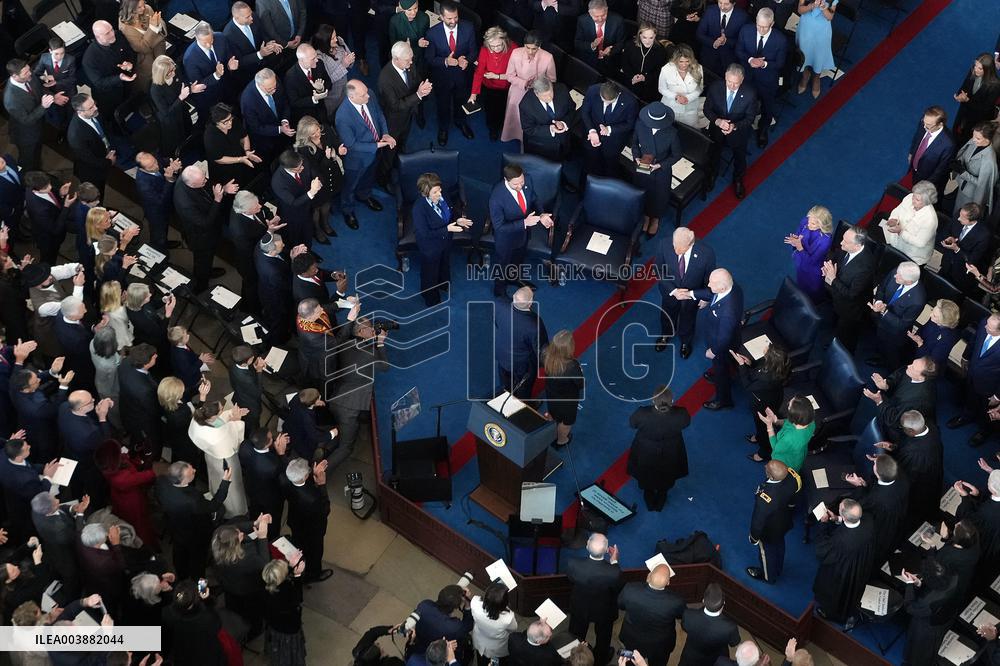 Trump and Vance Swearing-In at the US Capitol - DC
