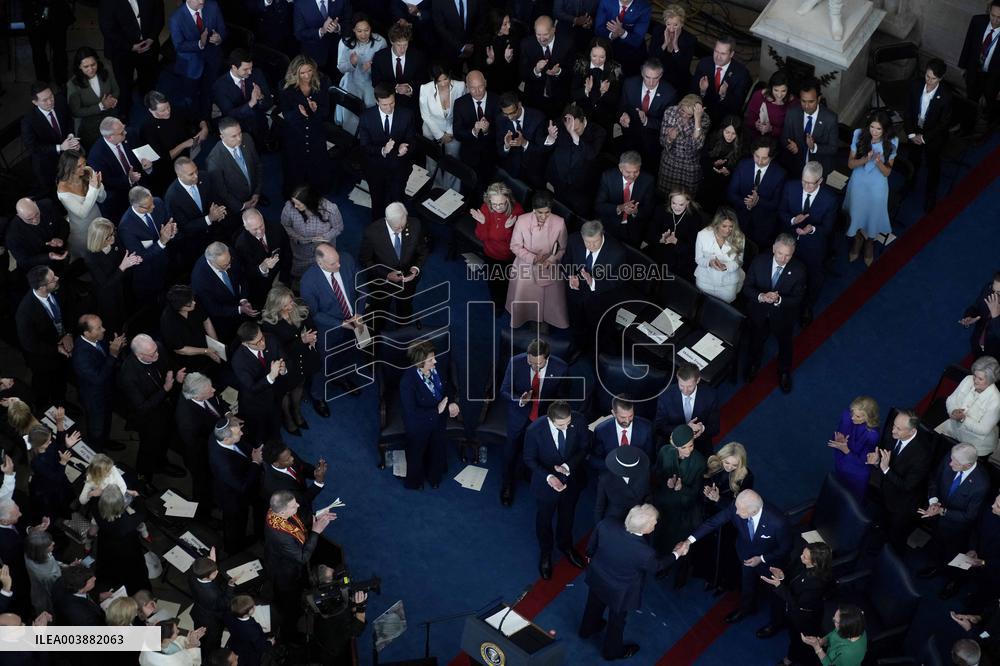 Trump and Vance Swearing-In at the US Capitol - DC