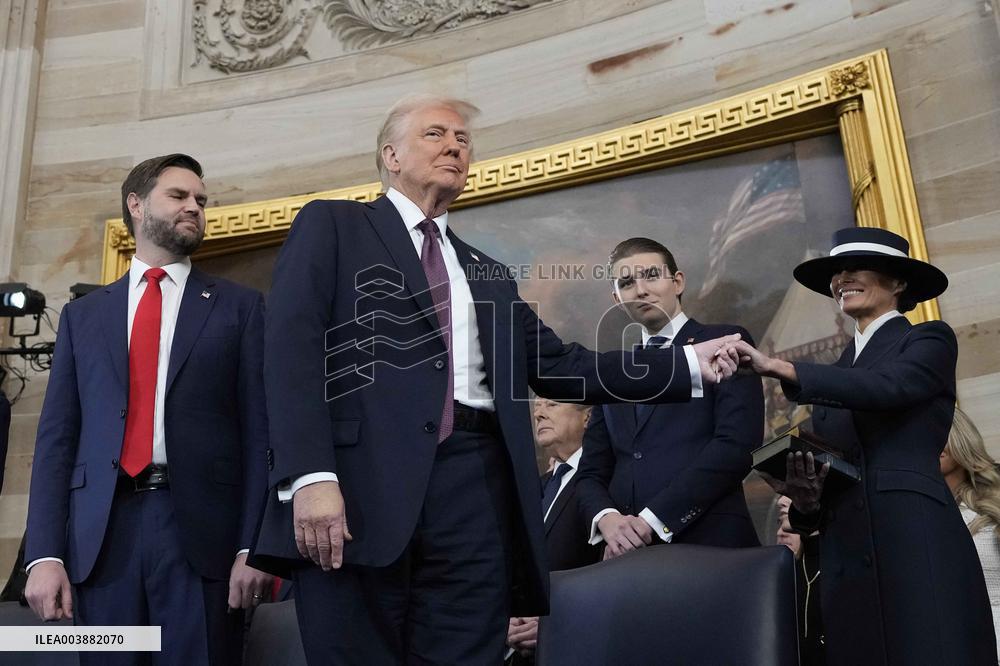 Trump and Vance Swearing-In at the US Capitol - DC