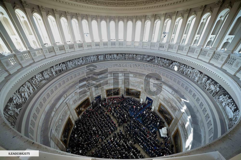Trump and Vance Swearing-In at the US Capitol - DC