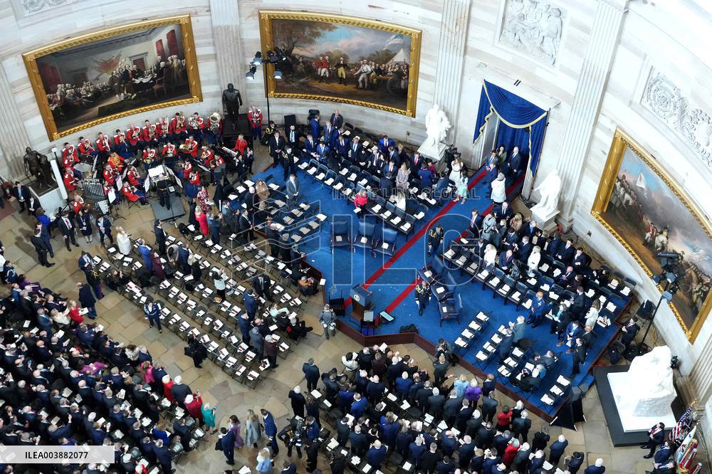 Trump and Vance Swearing-In at the US Capitol - DC