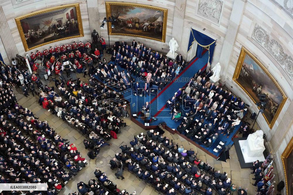 Trump and Vance Swearing-In at the US Capitol - DC