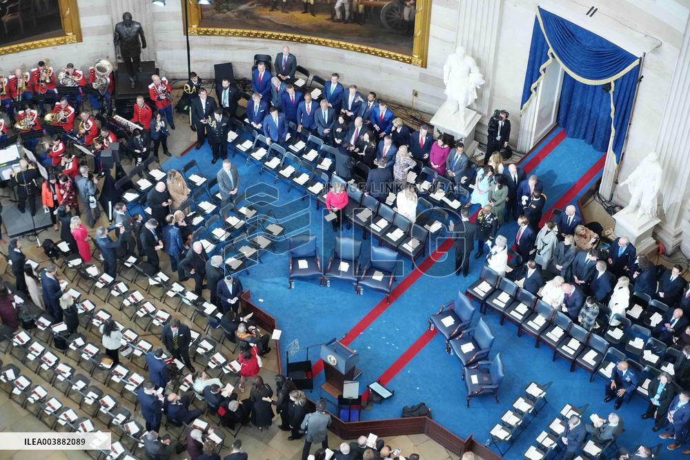 Trump and Vance Swearing-In at the US Capitol - DC