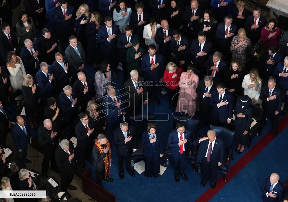 Trump and Vance Swearing-In at the US Capitol - DC