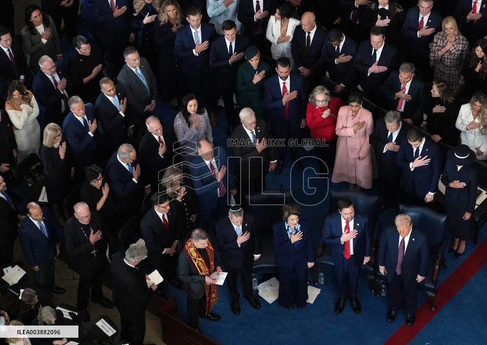 Trump and Vance Swearing-In at the US Capitol - DC