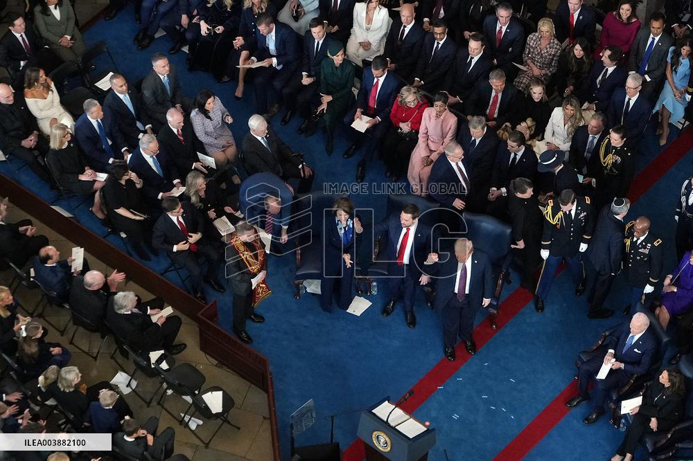 Trump and Vance Swearing-In at the US Capitol - DC