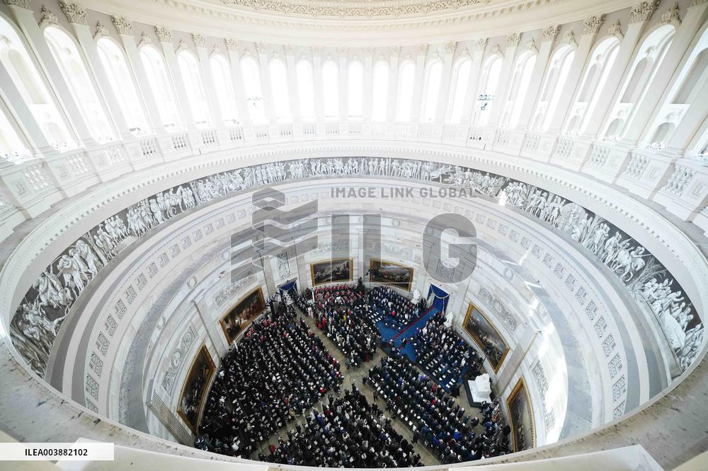 Trump and Vance Swearing-In at the US Capitol - DC