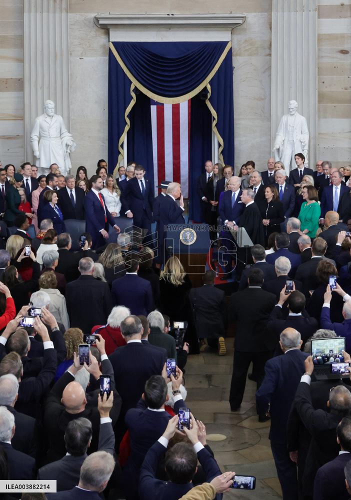 Trump and Vance Swearing-In Ceremony - DC