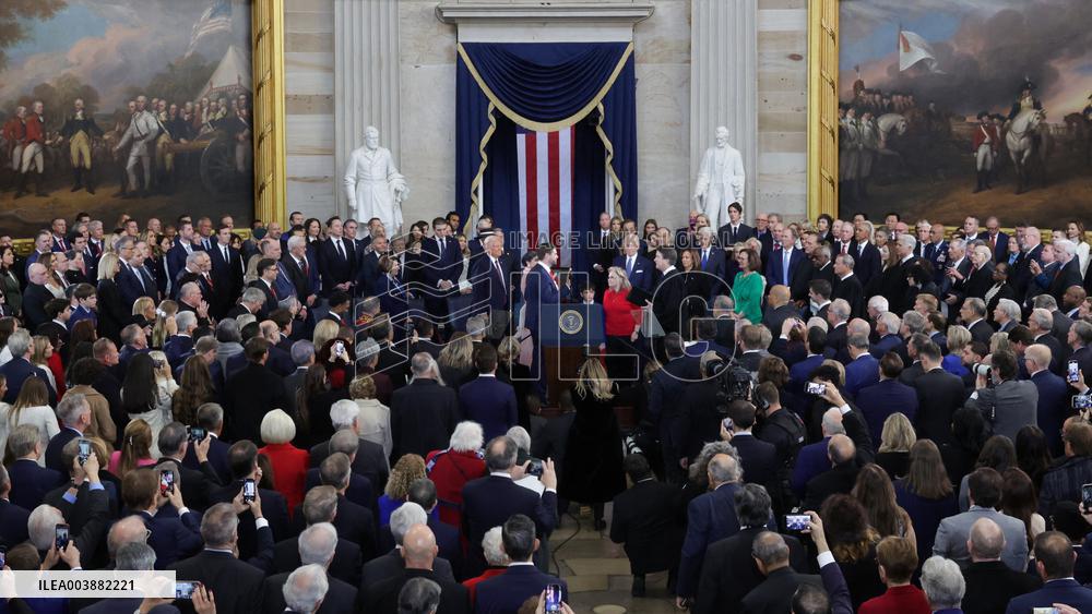 Trump and Vance Swearing-In Ceremony - DC