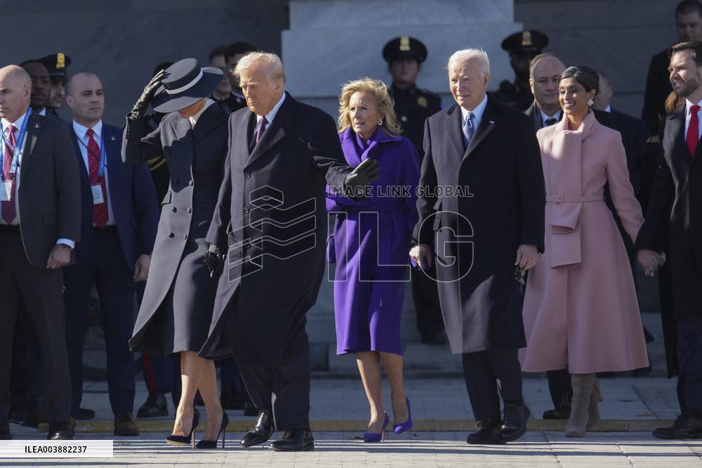 Farewell Ceremony To Biden And Harris - DC