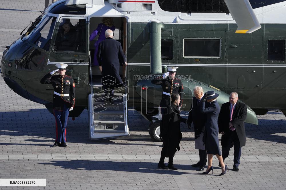 Farewell Ceremony To Biden And Harris - DC