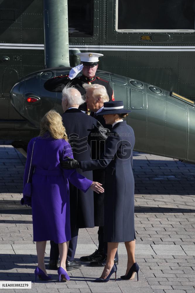 Farewell Ceremony To Biden And Harris - DC