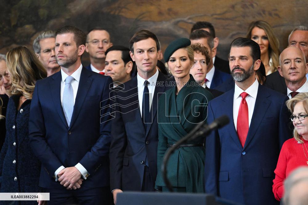 Trump Family Members At Presidential Inauguration - USA