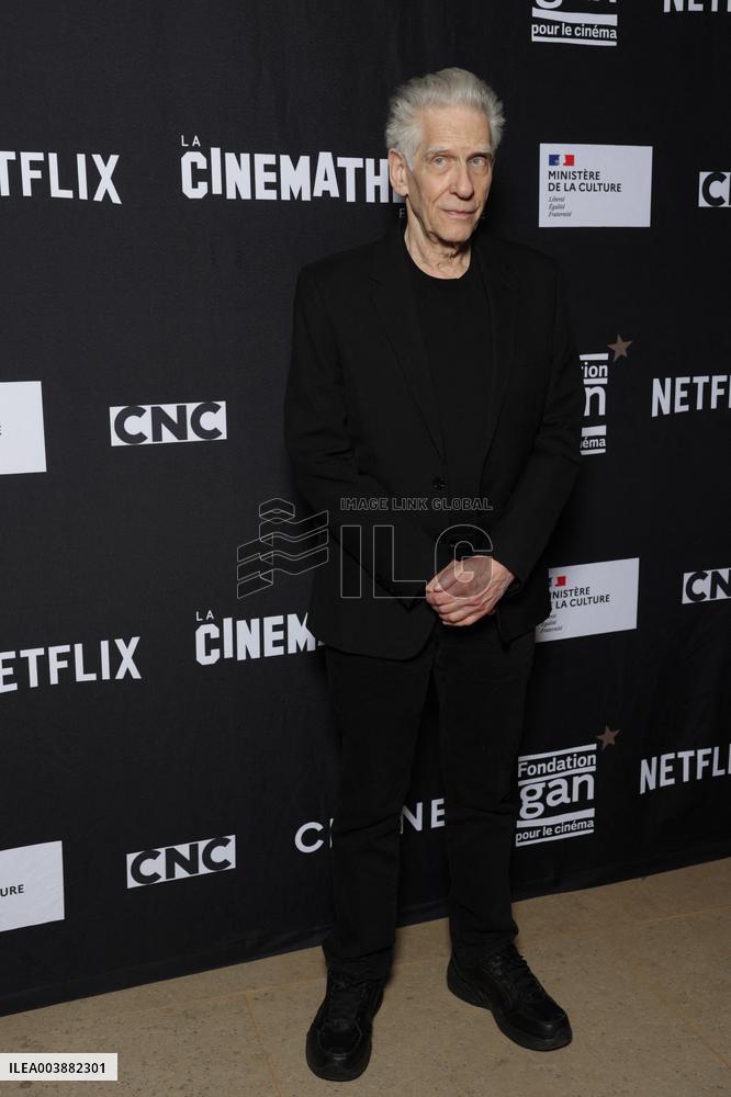 Les Linceuls - The Shrouds Paris Film Premiere