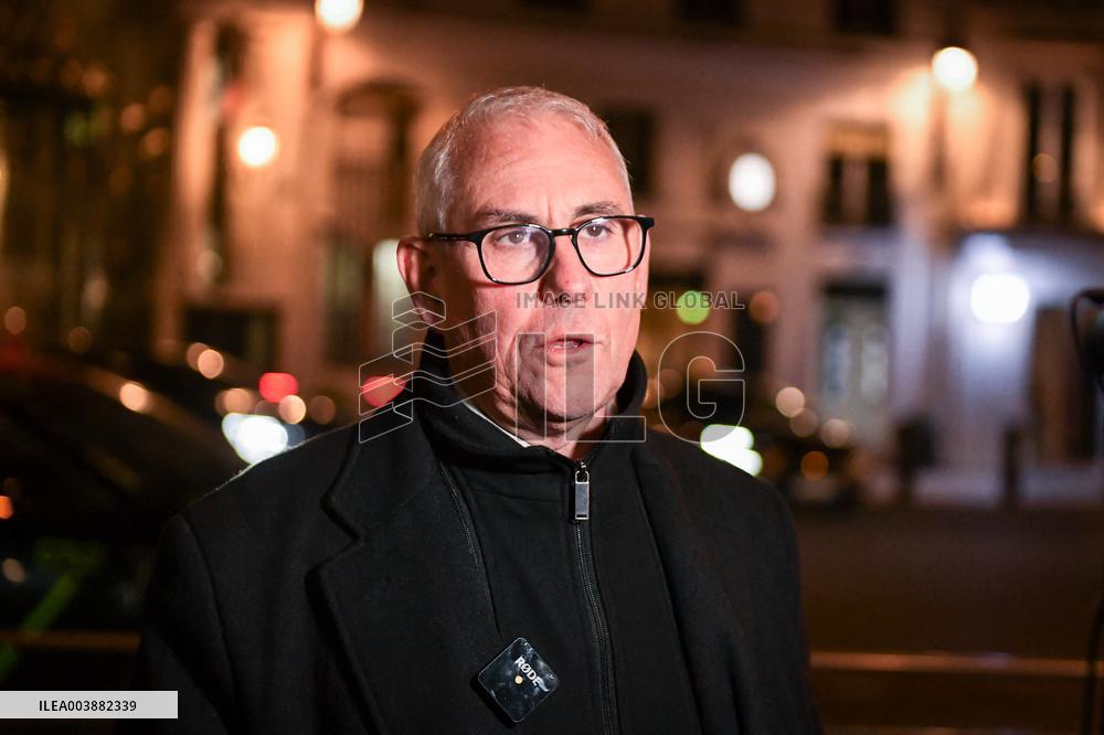 Fabien Roussel meets Interior Minister Bruno Retailleau in Paris FA