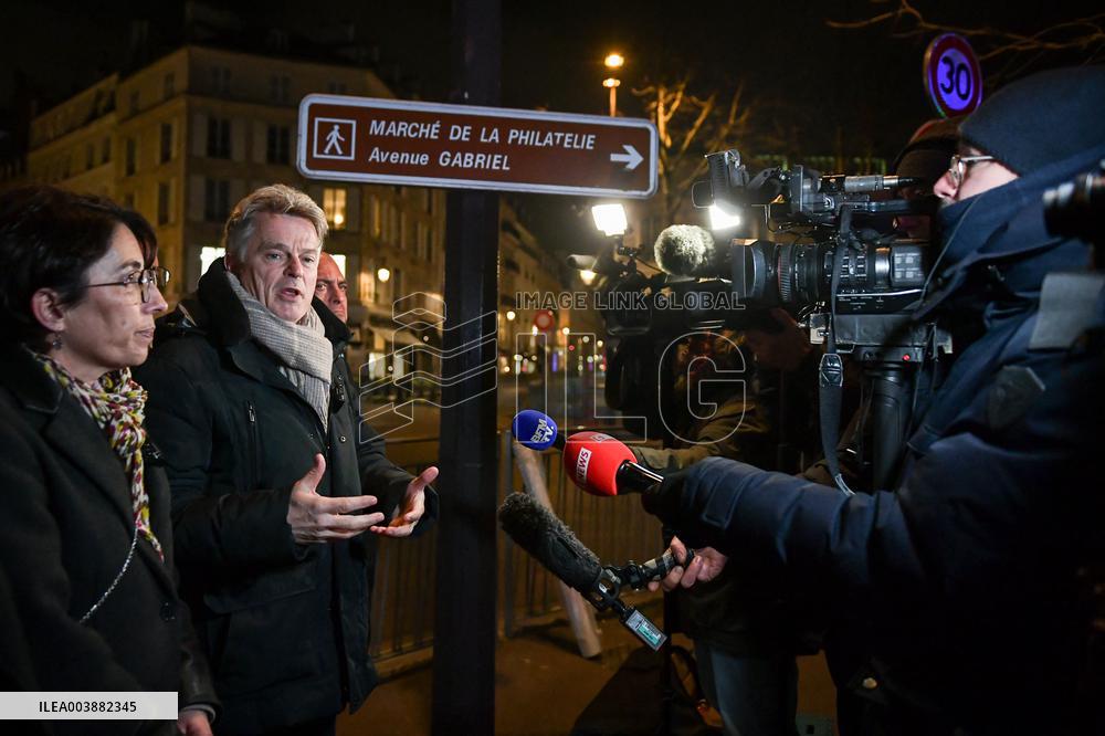 Fabien Roussel meets Interior Minister Bruno Retailleau in Paris FA