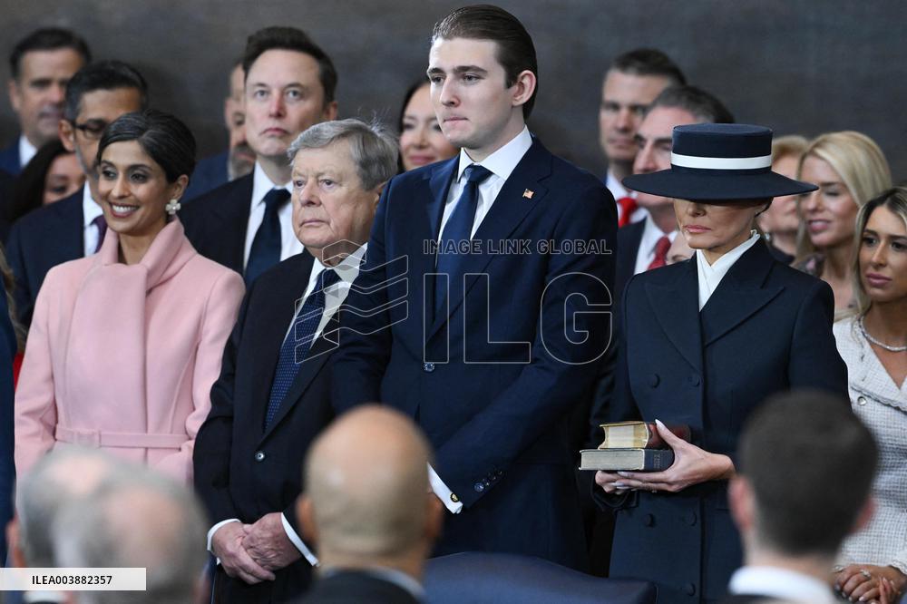 Trump Family Members At Presidential Inauguration - USA