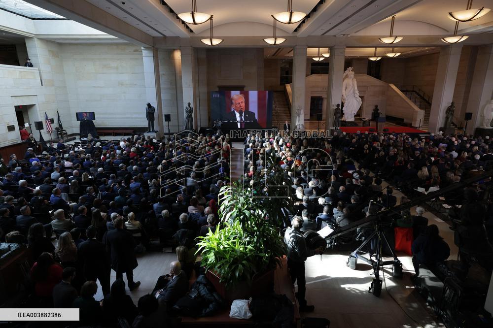 Guests At Donald Trump Presidential Inauguration - USA