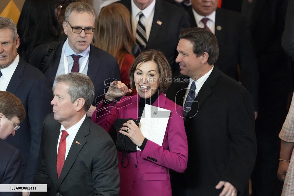 Guests At Donald Trump Presidential Inauguration - USA