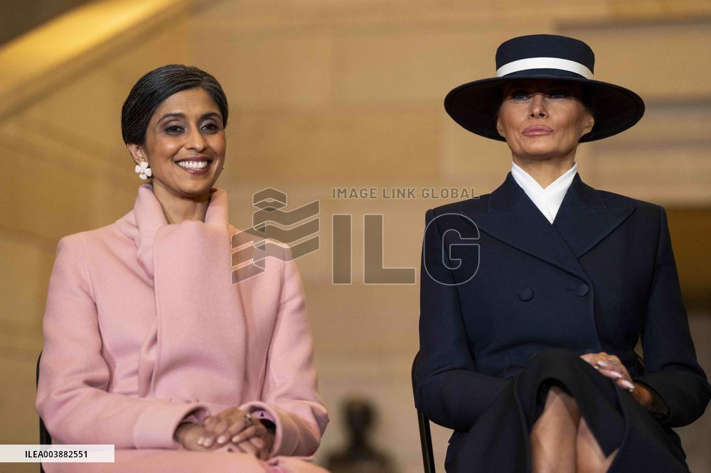 First Lady Melania Trump At Presidential Inauguration - USA