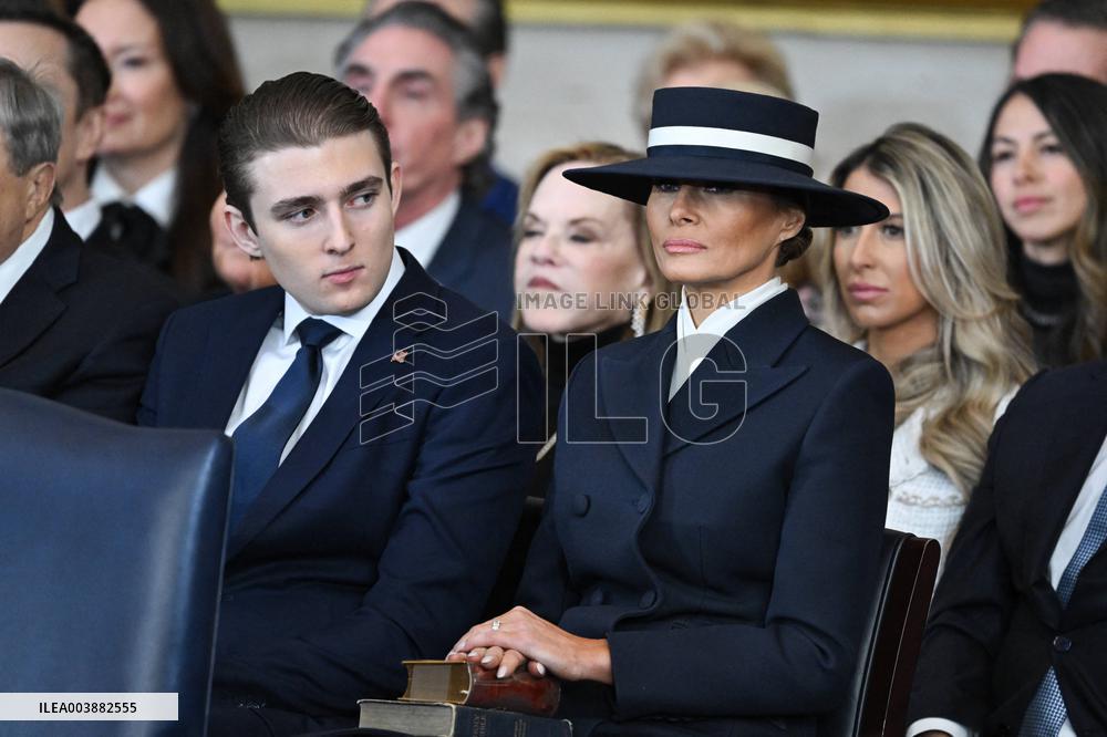 First Lady Melania Trump At Presidential Inauguration - USA